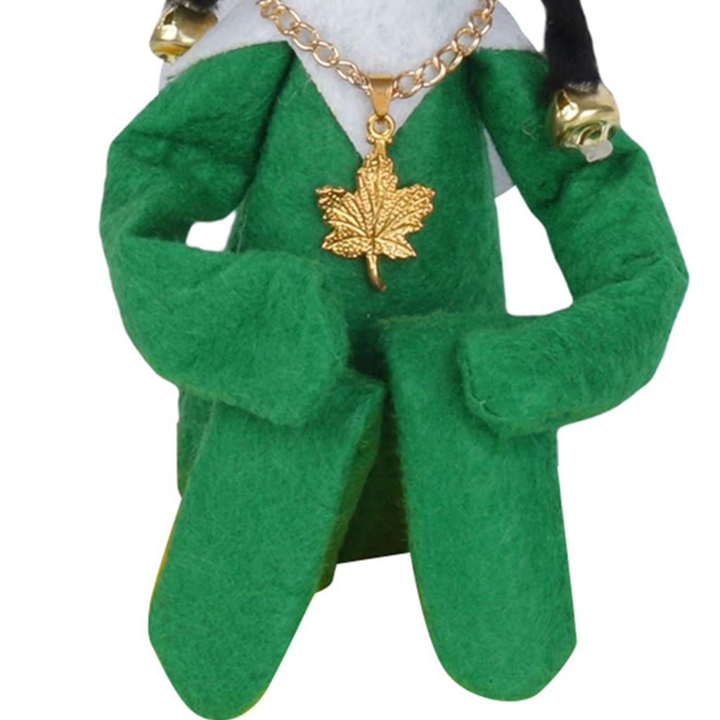 1/2pcs Snoop On A Stoop Christmas Elf Doll 2025 Christmas Decorations Festive Atmosphere Doll Ornament New Year Xmas Gift