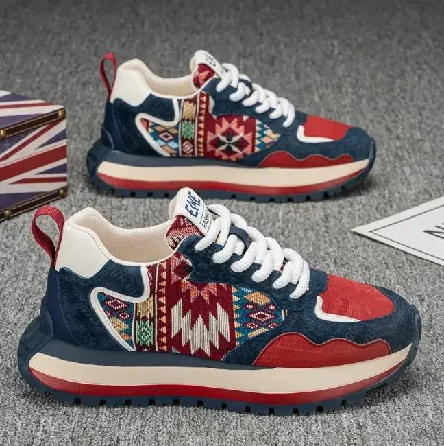 Кроссовки мужские повседневные туфли новые уличные туфли из искусственной кожи на платформе теннис бег спорт походы люкс скейтборд дизайнерская модная обувь