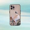 Чехол для телефона Audrey Hepburn 'Forever-A-Audrey' для iPhone 16 15 14 13 12 11 Pro Max Plus, 5G Мягкий черный чехол