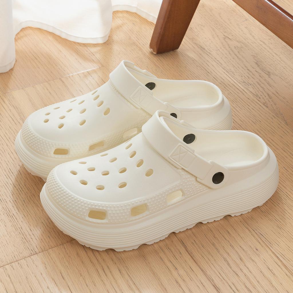 Platform Women Clogs Shoes Summer Beach Thick Bottom Sandals Fashion Comfortable Clogs Indoor Outdoor Men Hole Shoes