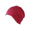 1Pc Muslim Stretch Hair Loss Head Scarf Wrap Cap Polyester Cancer Chemo Women Plain Turban Hat
