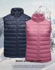 Высококачественный бесшовный легкий жилет из утиного пуха для мужчин и женщин – весна/осень