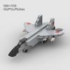 Конструктор MOC «Военная серия»: МиГ-31 «Фоксхаунд», сборная модель, выставочный образец, советский самолет, игрушка для детей, подарок.