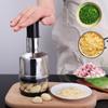 1Pcs Stainless Steel Onion Press Chopper Hand Vegetable Chopper Stainless Steel Manual Food Chopper for Kitchen Tools