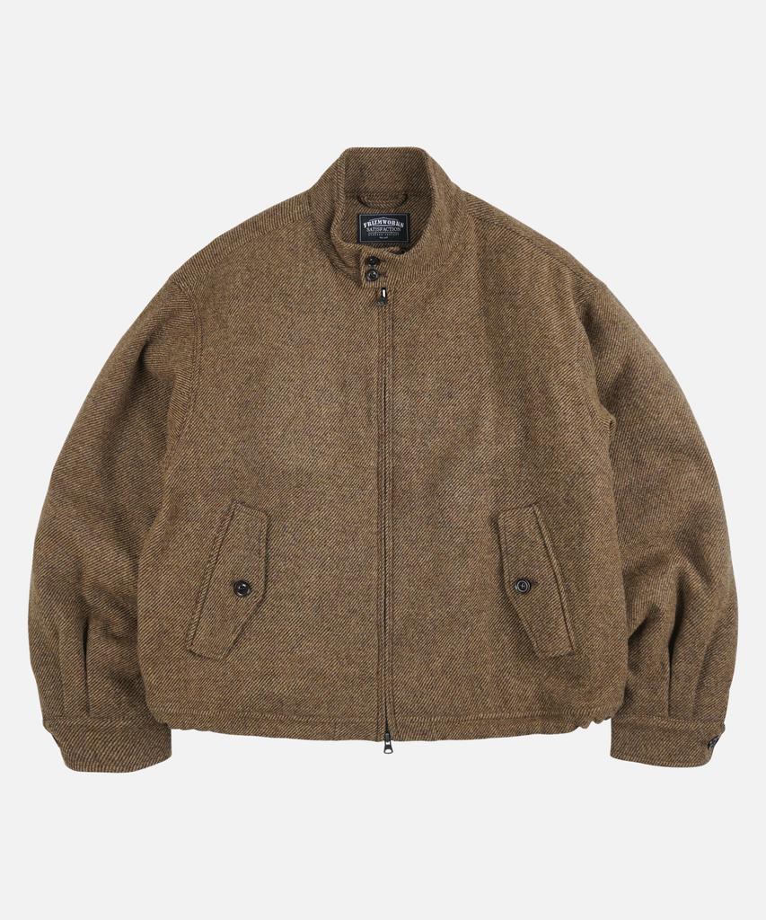 Шерстяная куртка Harrington Frizmworks _ Коричневая