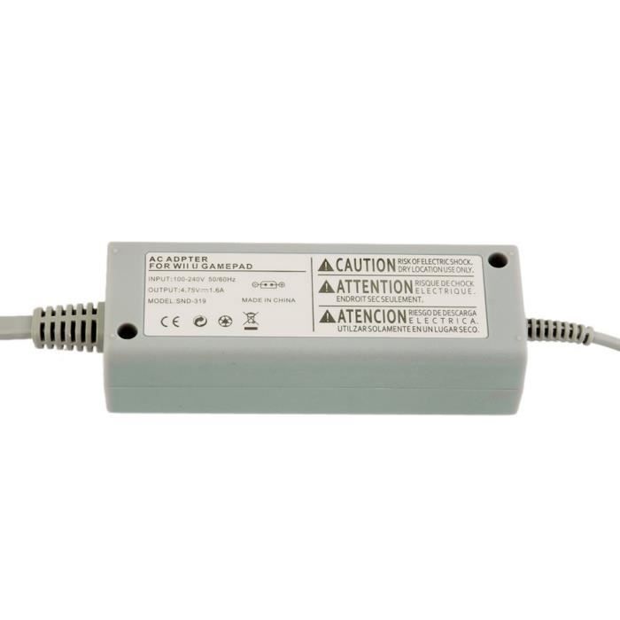 Сетевой адаптер - Nintendo - Wii U - Зарядное устройство - Проводной - Защита от короткого замыкания