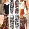 1 PC 480*170MM Full Arm Temporary Tattoo Sticker Sleeve Men Women Fashion Sexy Fake Tattoo Wolf  Lion Tiger Painting Tattoo Skull Angel Tattoo