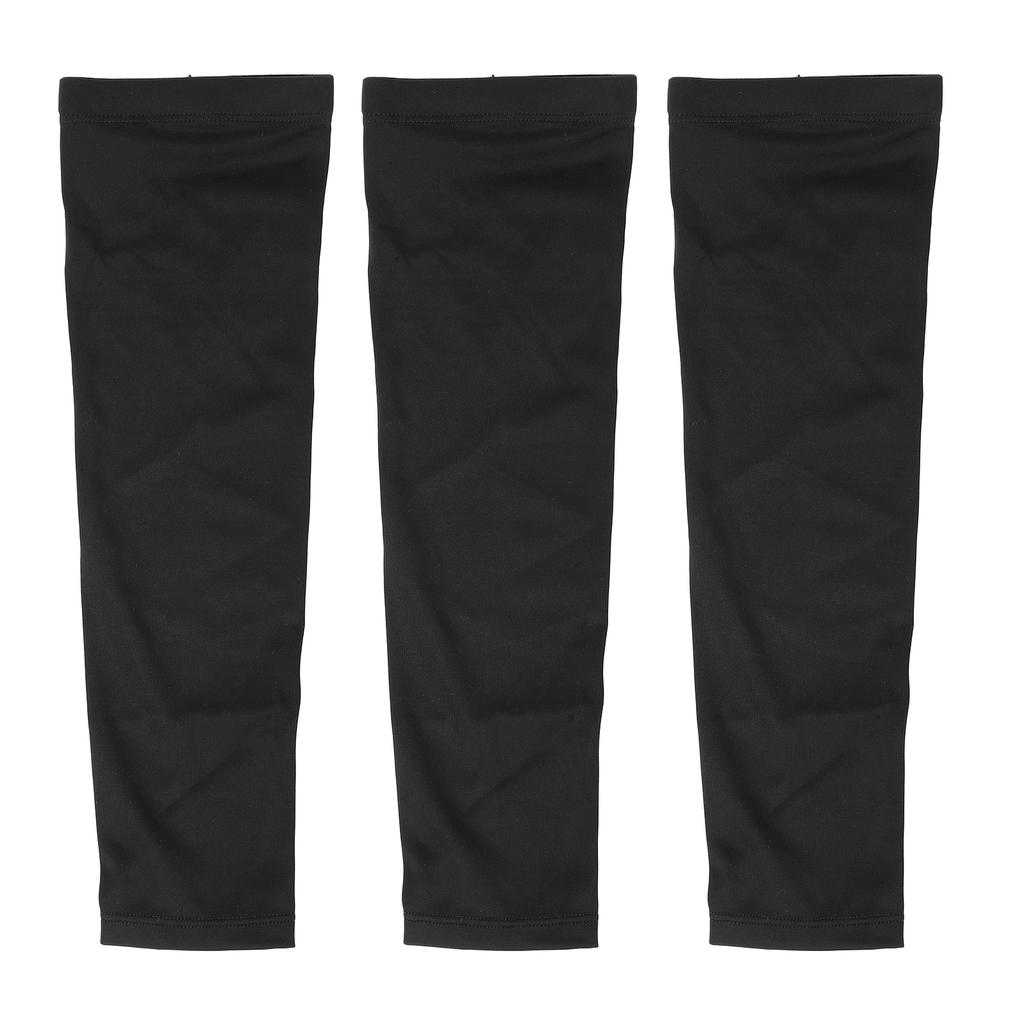 3 шт. Эластичные нарукавники спортивные для бега, согревающие руки, защита от солнца и УФ-лучей, накидка на руку, черные, XL