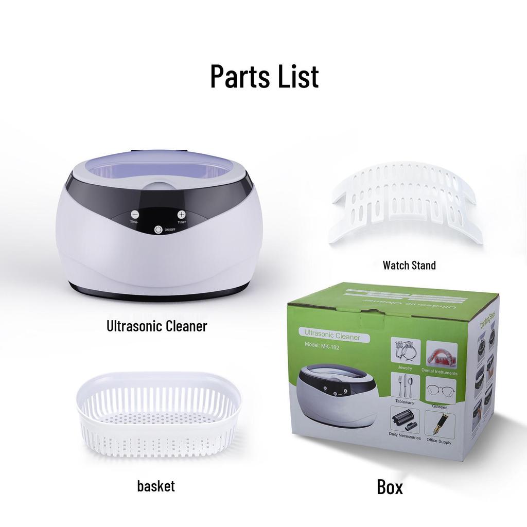 Ультразвуковая мойка для очков, ювелирных изделий, часов и контактных линз