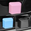 Pressing Type Car Trash Bin Hanging Vehicle Garbage Dust Case Storage Box Auto Accessories Black Blue Pink PP Square Trash