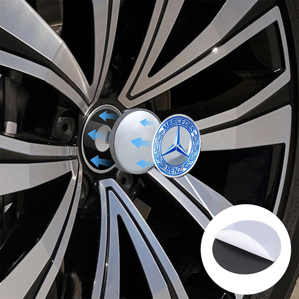 60mm/63mm/68mm Car Wheel Center Cap Hub Covers Badge Accessories for Mercedes Benz A B C E R G S Class AMG W124 W169 W176 W212