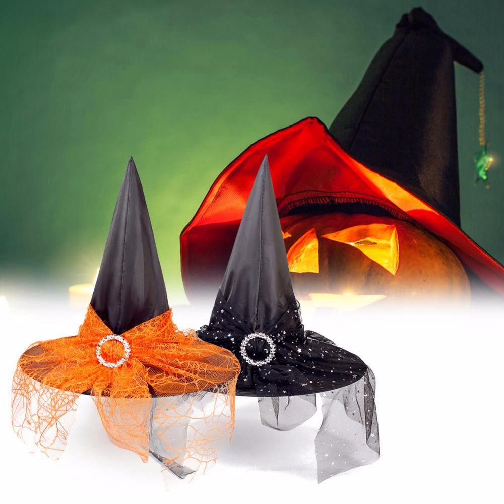 Masquerade Hats Female Hats Unisex Halloween Hats Cosplay Party Hats Witch Caps Wizard Props Caps