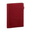 Raymay Fujii Da Vinci Grande Olive Leather System Notebook A5 Slim Wine JDA3026Z
