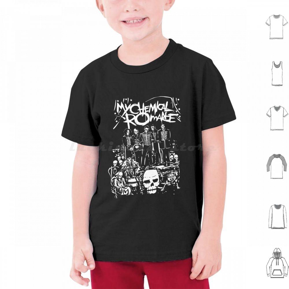 Футболка My Chemical Romance Хлопок Мужская Женская Печать DIY Rerardo My Chemical Romance Black Parade Эмо