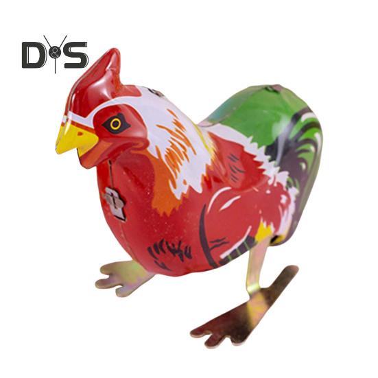 1/4 шт. заводная игрушка в виде животного ностальгическая винтажная детская взрослая заводная пружина металлическая прыгающая лягушка петух крыса кролик игрушка сувениры для вечеринки