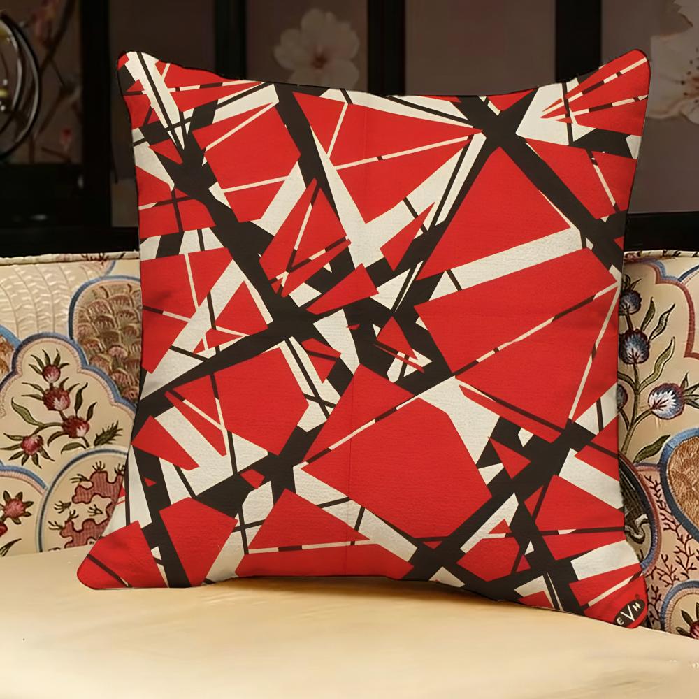 Van HHalen Rock Band Pillow Case Pillowcase Doublesided Printed Sofa Cushion Bedroom Headboard Pillow