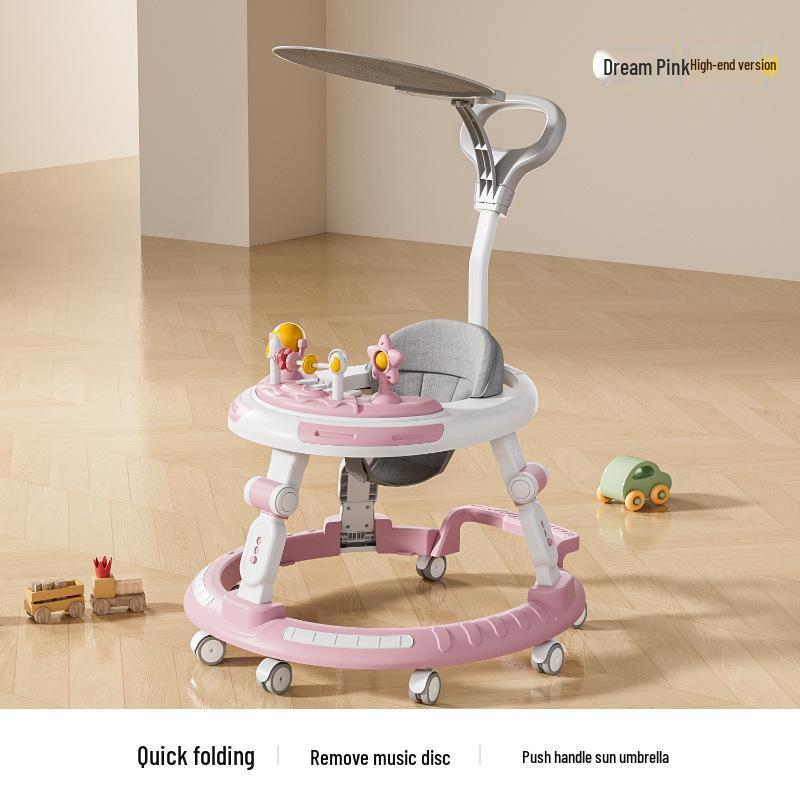 Регулируемая ходунок и стульчик для кормления для детей от 6 месяцев до 3 лет - Функции защиты от переворачивания и Х-образных ног