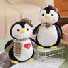 Cartoon Trumpet Couple Penguin Plush Doll Cute Antarctic Penguin Cloth Doll Throw Pillow Claw Machine Doll Gift