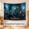 Custom Name Text Tapestry,Call of Duty Boho Wall Hanging, Decorative Backdrop Tapestry For Room
