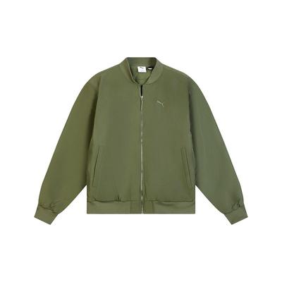 FW25 Свободного кроя Куртка с воротником-стойкой на молнии с длинным рукавом Мужские куртки 693574-81