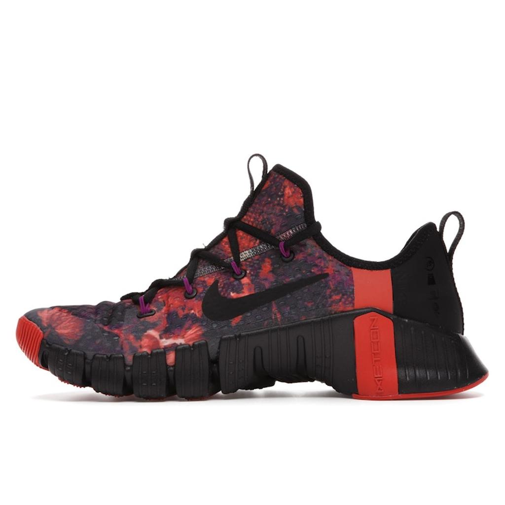 Nike Кроссовки унисекс Free Metcon 3 Martian Sunrise, разноцветные, черные, красно-сливовые, CJ0861-002