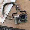 Получехол ручной работы из искусственной кожи для камеры Fujifilm XM5 Fuji X-M5, крышка с отверстием для аккумулятора снизу, со шнурком