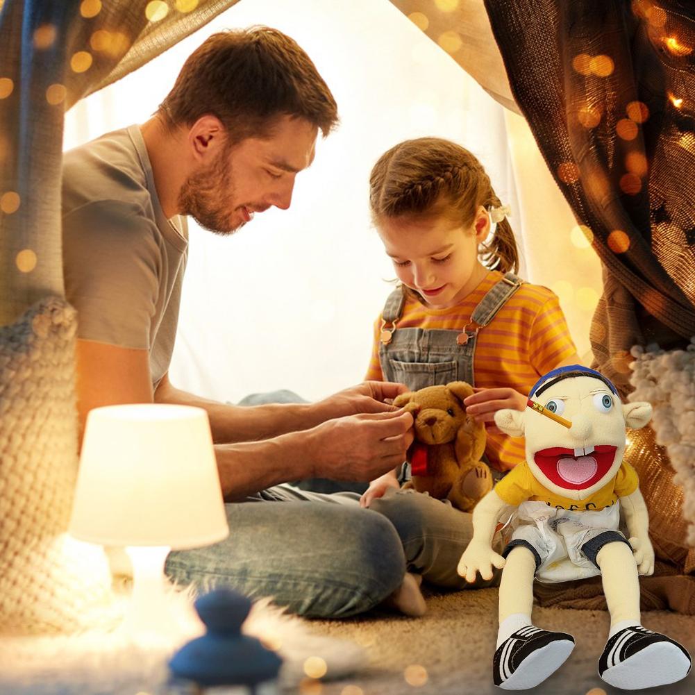 Кукла-марионетка Джеффи, полное тело, 19,69 дюйма, мягкая игрушка-фигурка, плюшевая кукла, игрушка-марионетка, подарок на день рождения для детей, подходит для ролевых игр