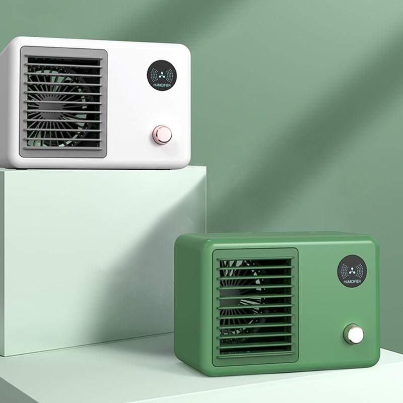 Передвижной настольный вентилятор охлаждения, вентилятор увлажнения воздуха, малошумный вентилятор