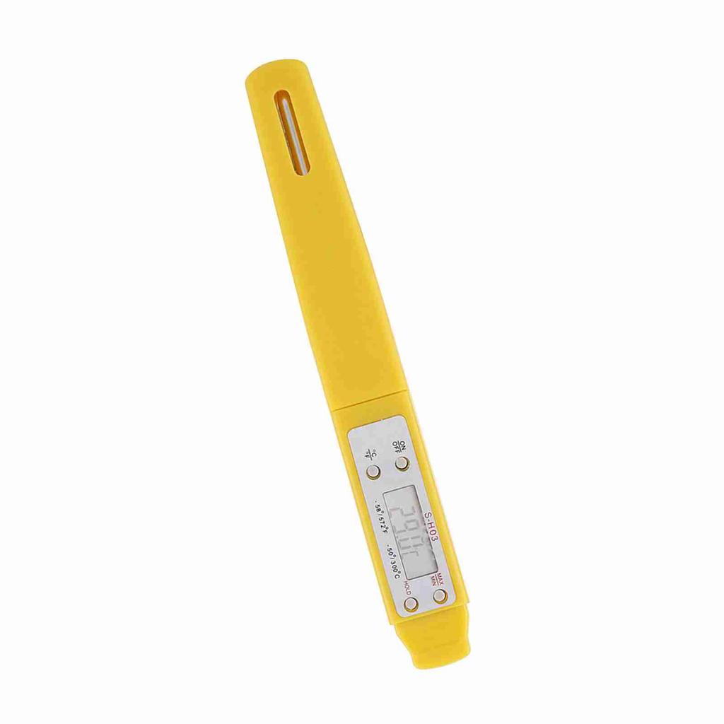 1 шт. мгновенный цифровой пищевой термометр для кухни, приготовления пищи, барбекю, мяса, зонд(желтый)