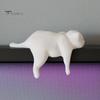 Ленивый толстый кот, украшение, 3D-печать, реалистичный дизайн, фигурка кота из PLA, реалистичная статуя животного, украшение для котенка