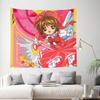 Аниме Cardcaptor Sakura cutecore Гобелен Декор Спальни Настенный Покрывало Гобелен Крутые Вещи Для Комнаты