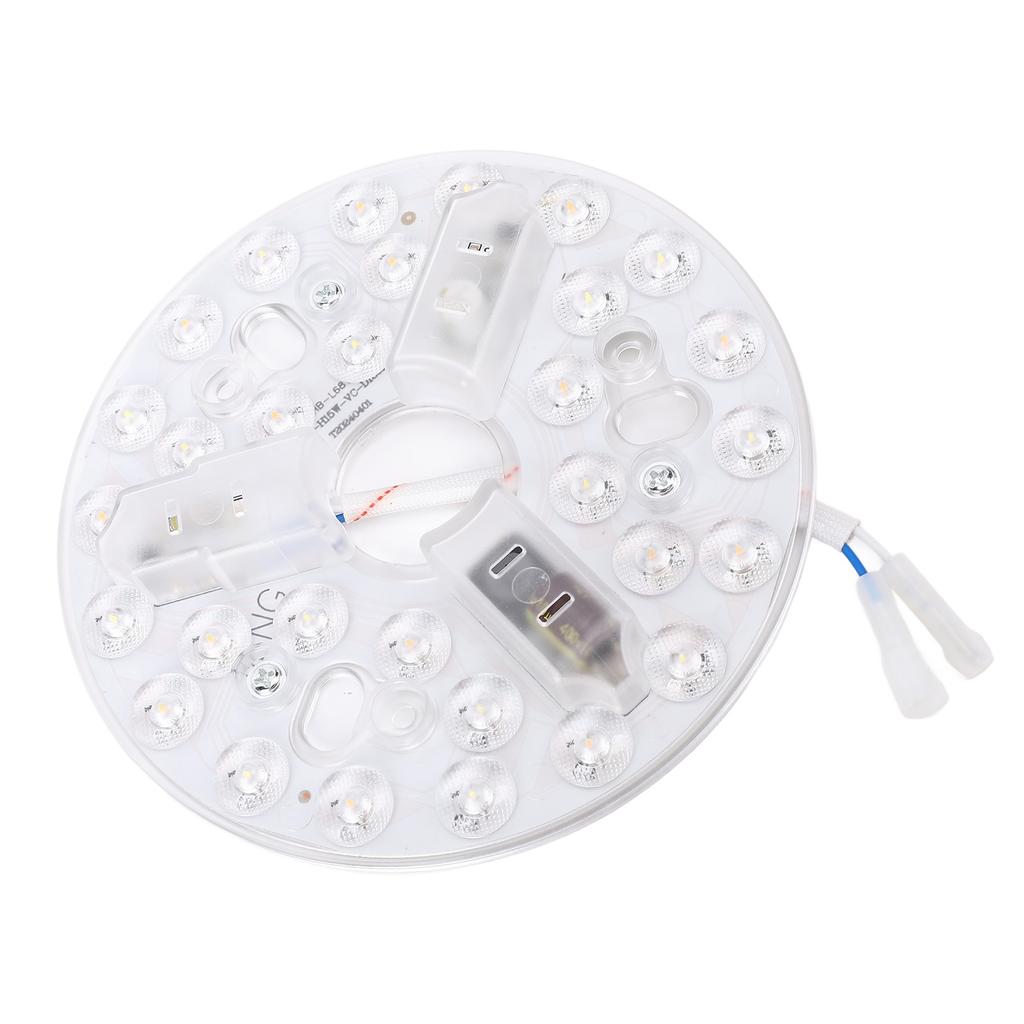 5.3 Inch Ceiling Fan LED Light Replacement 3000K 4200K 6500K 3 Color Temperature 15W Round LED Light Retrofit Kit 95 To
