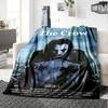 1pc Real Love Is Forever The Crow Throw Blanket Soft Flannel, Cozy All Season Polyester Perfect for Home, Office