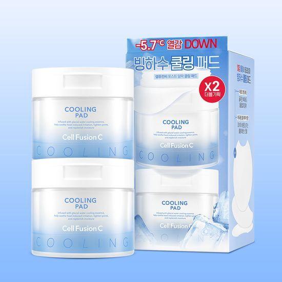 Cell Fusion C Post Alpha Cooling Pad 70-Sheet Double Set