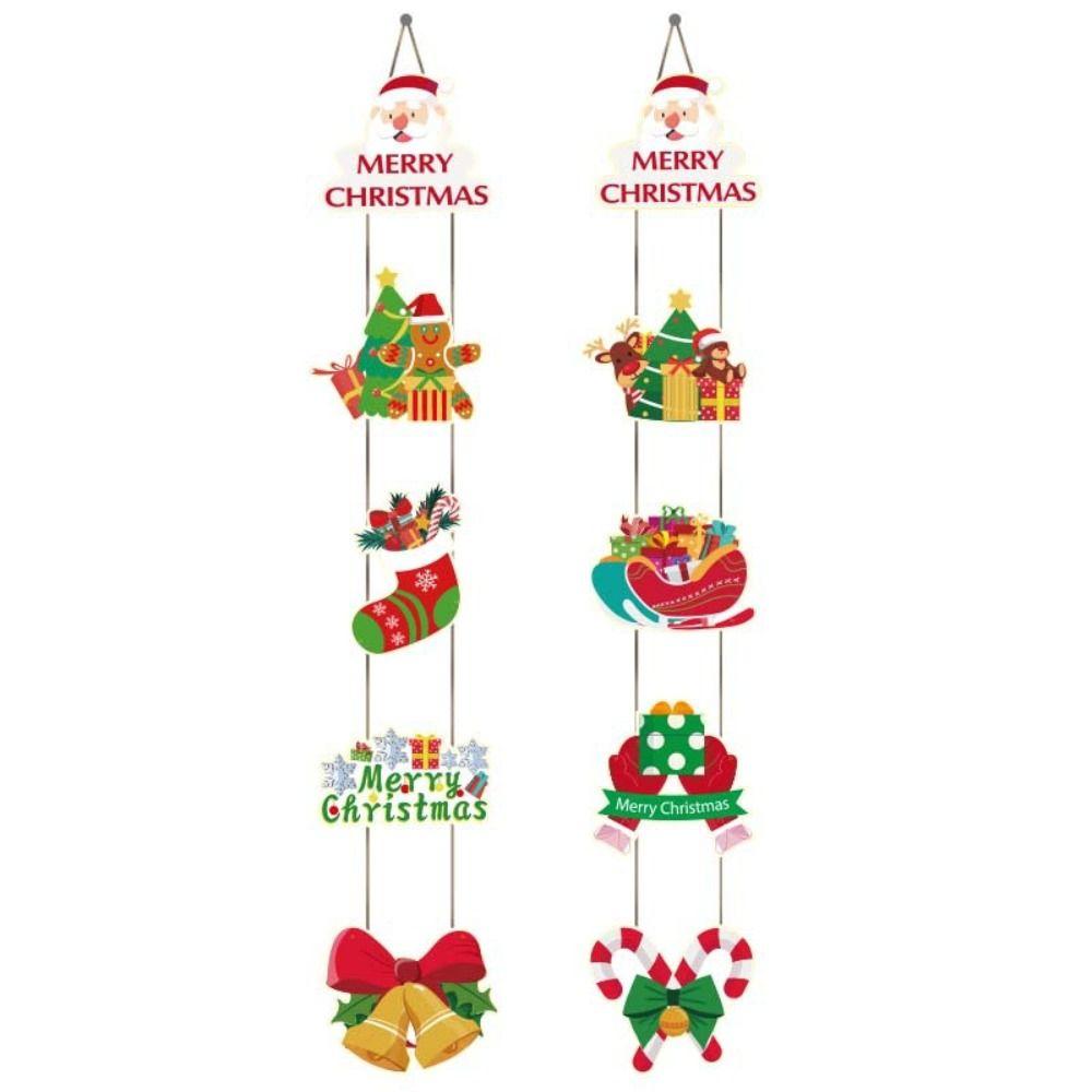 Traditional Design Christmas Door Decorations Holiday Welcome Hanging Decor  Holiday Decorating