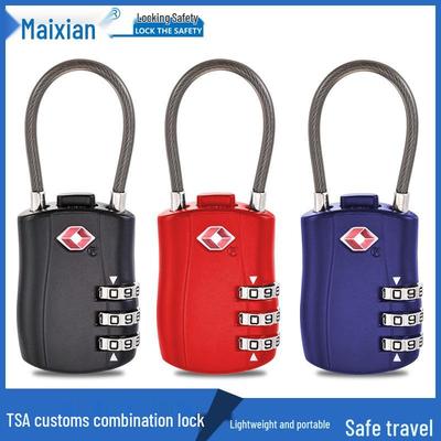 TSA Таможенный 3-значный замок из цинкового сплава для чемодана и сумки