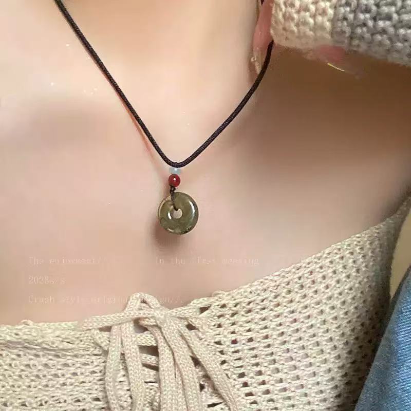 Жемчужное ожерелье из проса женское облако бабочка-парусник цепочка на ключицу круглая маленькая лампочка жемчужная цепочка на шею