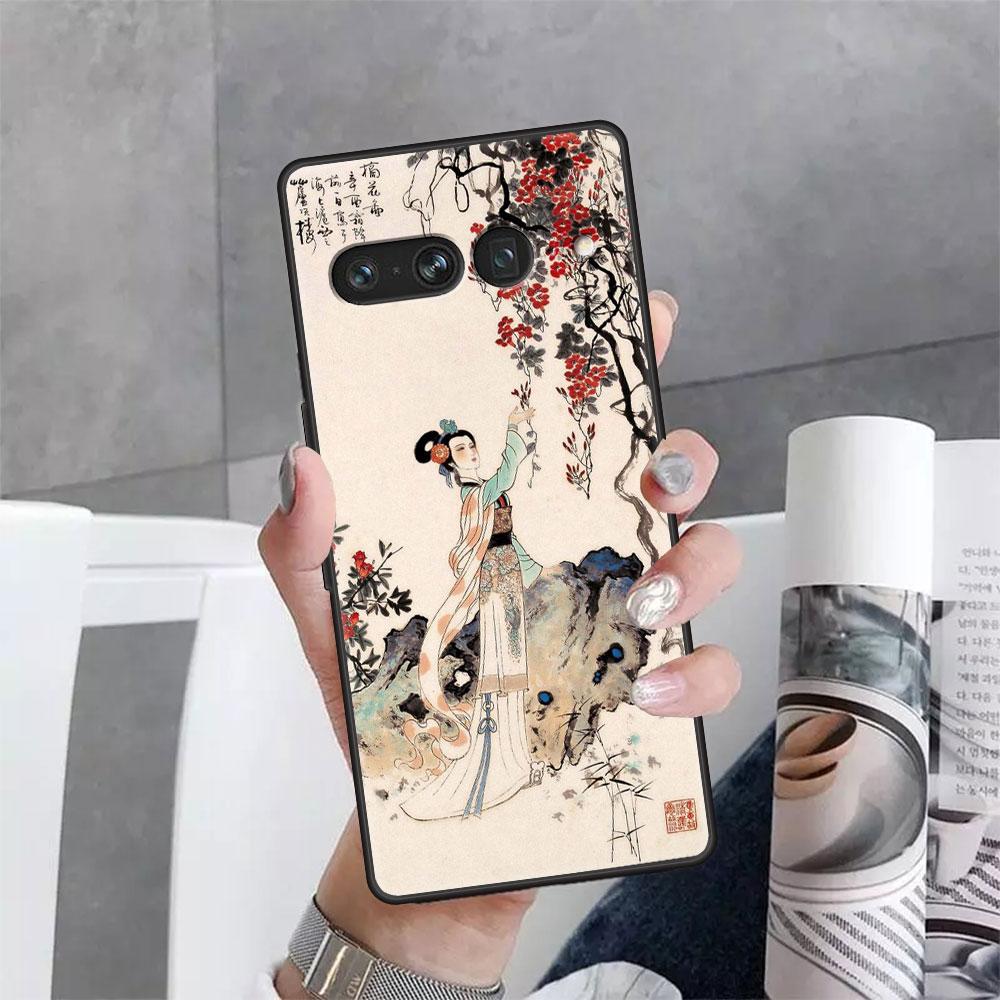 Чехол для Google Pixel 7 6 Pro 5 4 3 3a XL 5a 4a 5G, мягкий чехол для Pixel 6Pro 4XL 3XL 3aXL, задняя крышка Fundas Tiger Crane ART