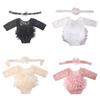 Soft & Comfortable Baby Romper Newborn Photography Mesh Romper Elegant Baby Romper Perfect for Memorable Baby Photos
