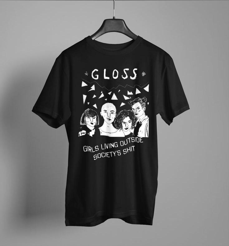 NEW GLOSS Band Album Gift For Fans Heavy Cotton Black S-5XL T Shirt CM673