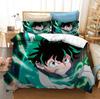 Anime 3D Printed My Hero Academia Duvet Cover Pillowcase Bedding Set Double Twin Full Queen King Adult Bedclothes Quilt Cover