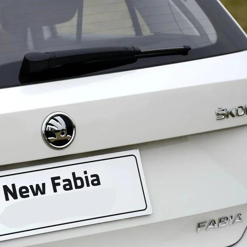 QLT4 ABS Автомобильная Решетка Радиатора Капота Передняя Значок Логотип Наклейка на Задний Багажник для Skoda Rapid Octavia A5 RS Kodiaq Fabia A7 2022