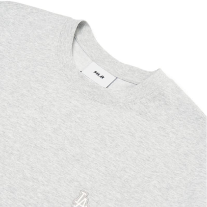 New MLB Base Logo T Shirts Unisex Gray 3ATS01023-07MGS