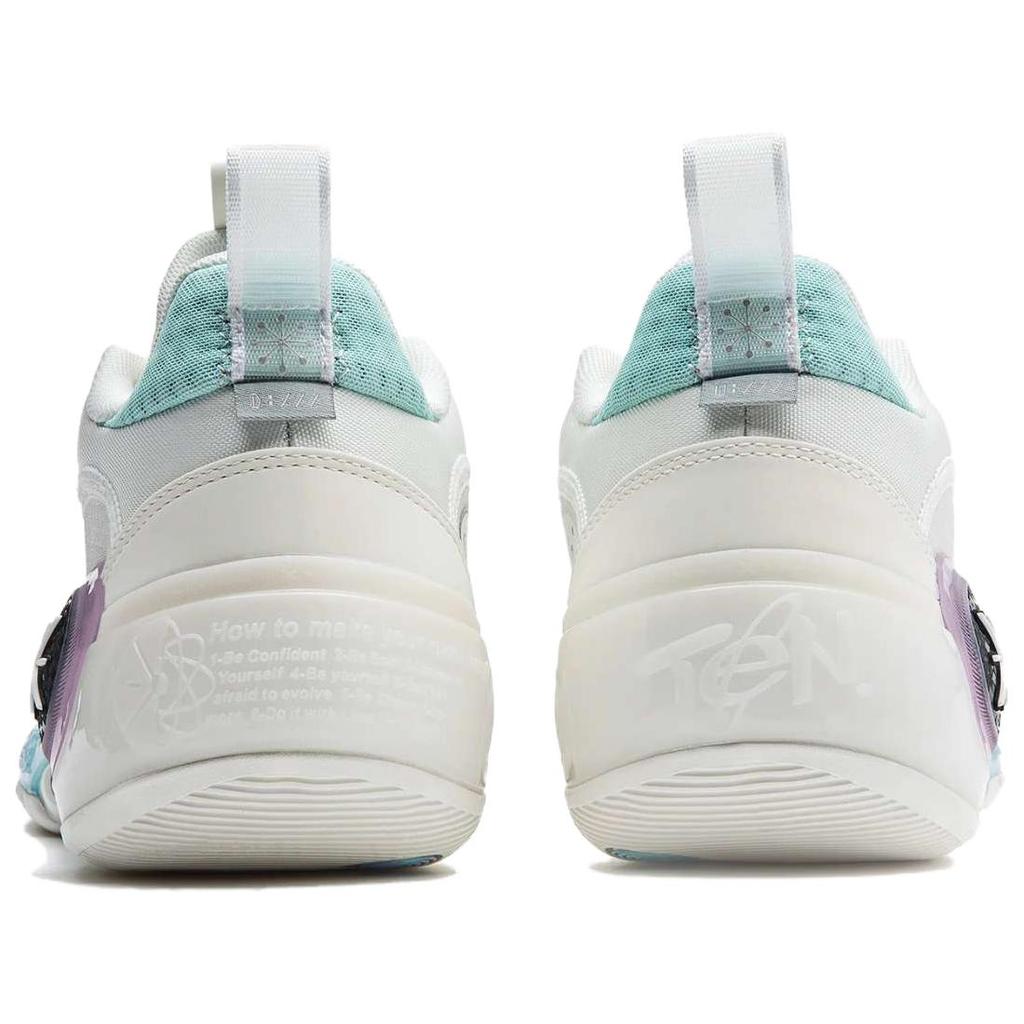 Li-Ning Кроссовки унисекс Way of Wade 10 Low Cotton Candy белые синие фиолетовые ABAS083-31