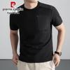 Pierre Cardin Мужская футболка с коротким рукавом из ледяного шелка