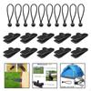 10/12Pcs Awning Tarp Clamp Set Tent Clips