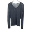JOHN SMEDLEY Made In England Long Sleeve Wool V-neck Sweater S Gray Women Used