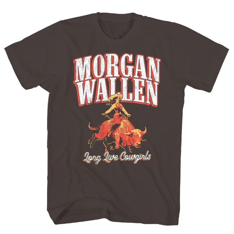 Morgan Wallen Live Cowgirls Unisex T-shirt Music Classic Concert Band Tee Black Graphic Tee