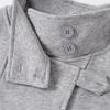 Unisex Casual Cotton Jacket Streetwear Loose Fit Stand Collar Outerwear Youth