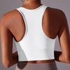 Женский утягивающий спортивный топ-бра - Цельный крой для поддержки изгибов для йоги и фитнеса